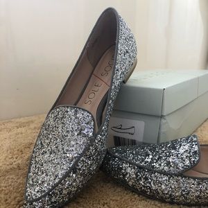 Silver Sparkle Shoes